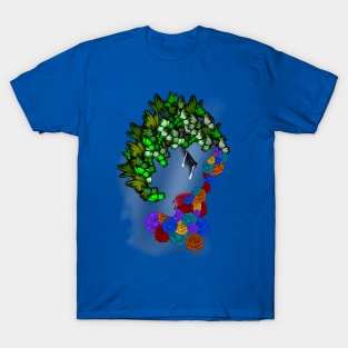 Beauty from pain Butterflies and Flowers T-Shirt